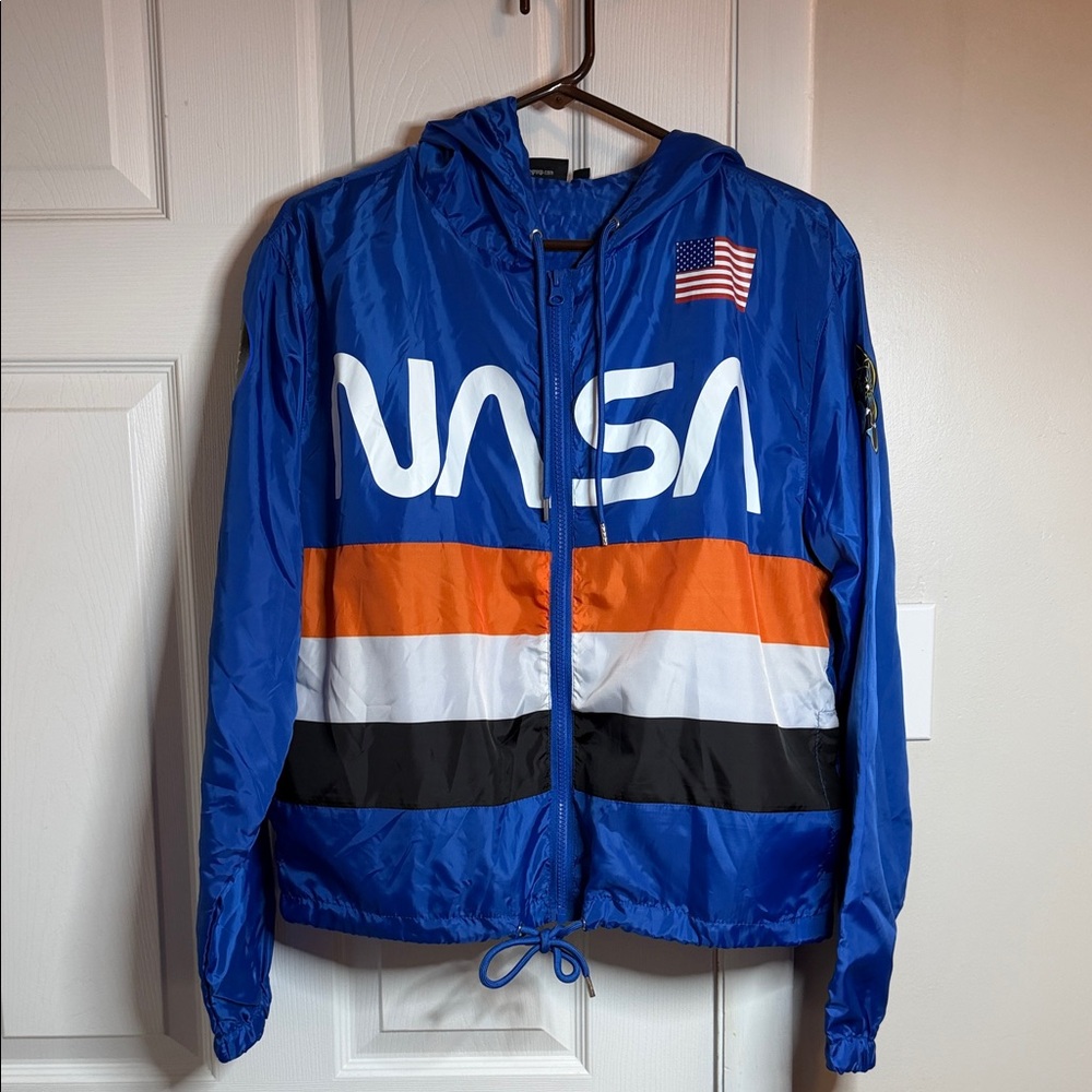 Chemistry NASA Windbreaker Jacket with Hood